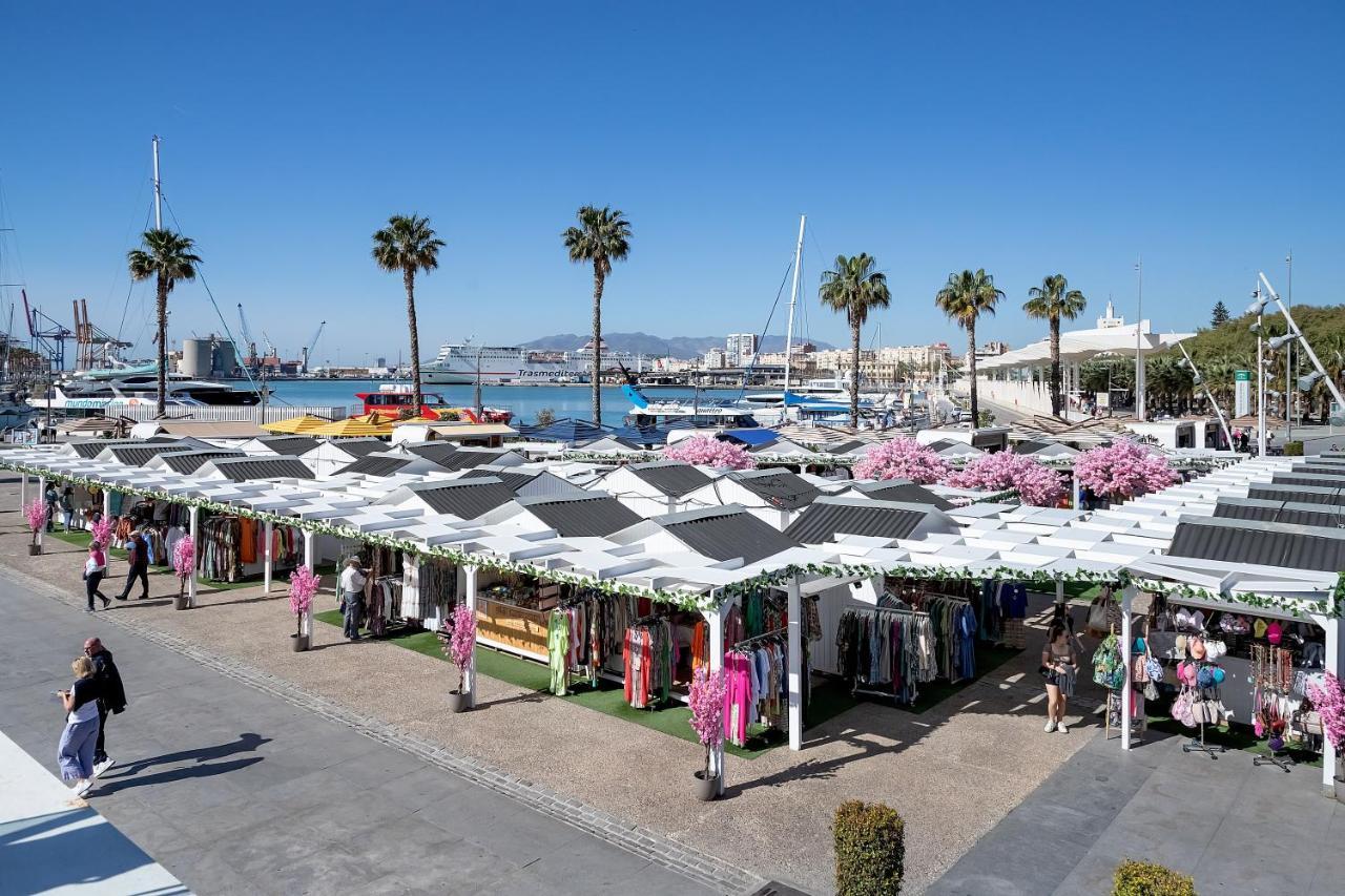 Estudio Malagueta, Muelle Uno Views Malaga Luaran gambar